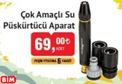 ÇOK AMAÇLI SU PÜSKÜRTÜCÜ APARAT